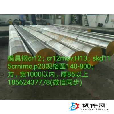 模具钢钢材，钢锭，锻材