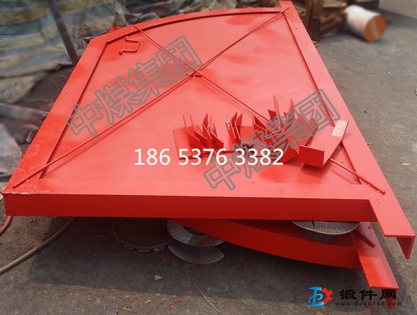 WYM斜风井防爆门风机为抽出式用于煤矿井下斜风井巷道中