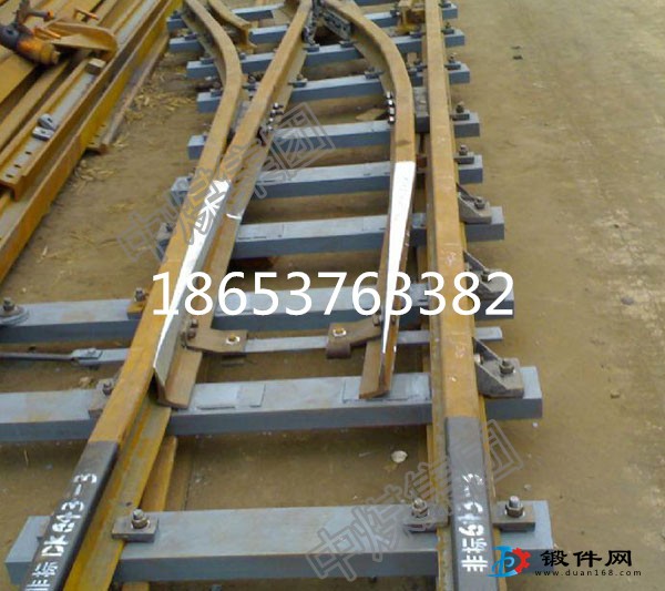 现货供应渡线道岔 轨道单开绳道岔ZDK630单开道岔 枕木